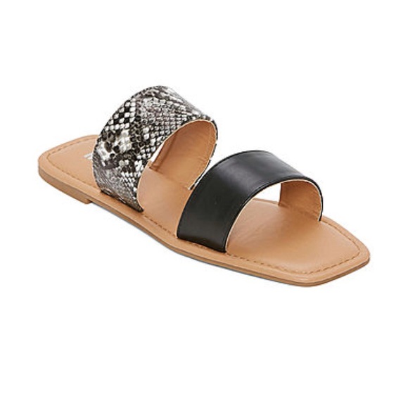 Shoes - Women’s Slide sandals Black snake NWT